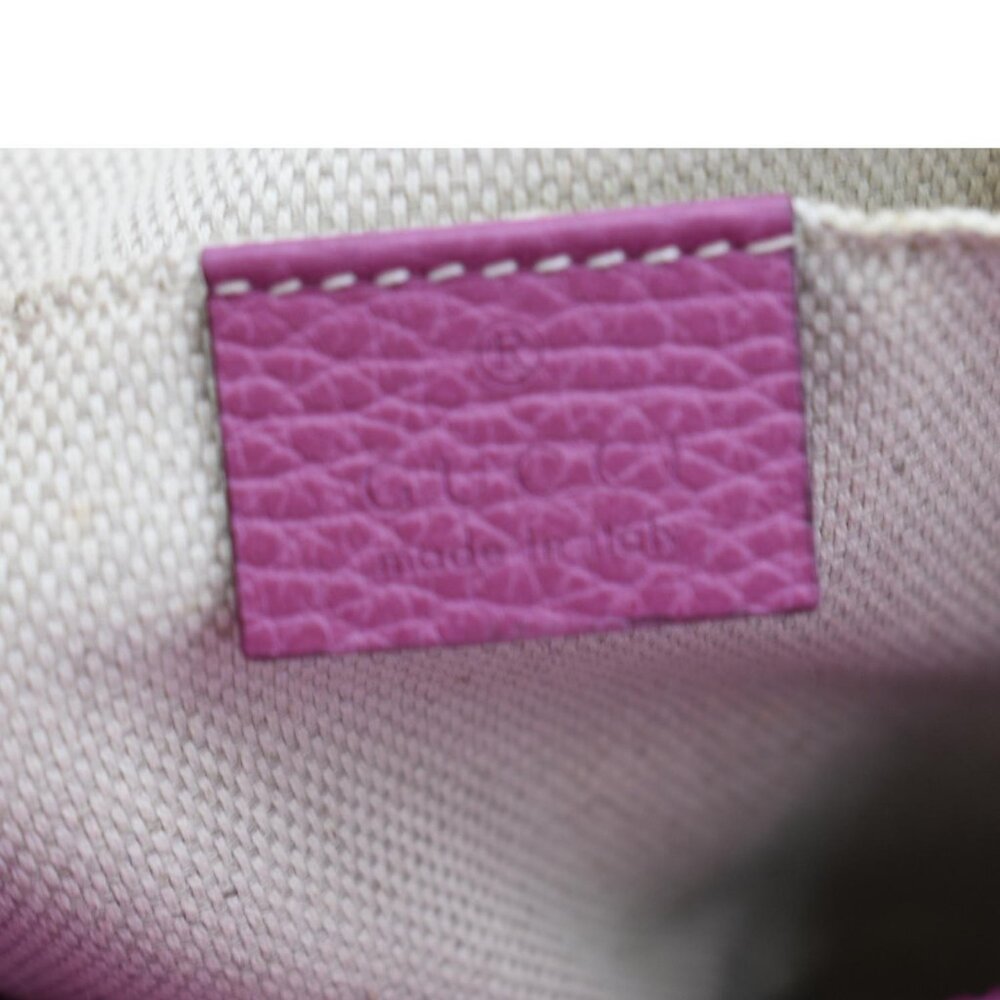 Gucci  Soho Leather Backpack Pink 431570 - Picture 10 of 11